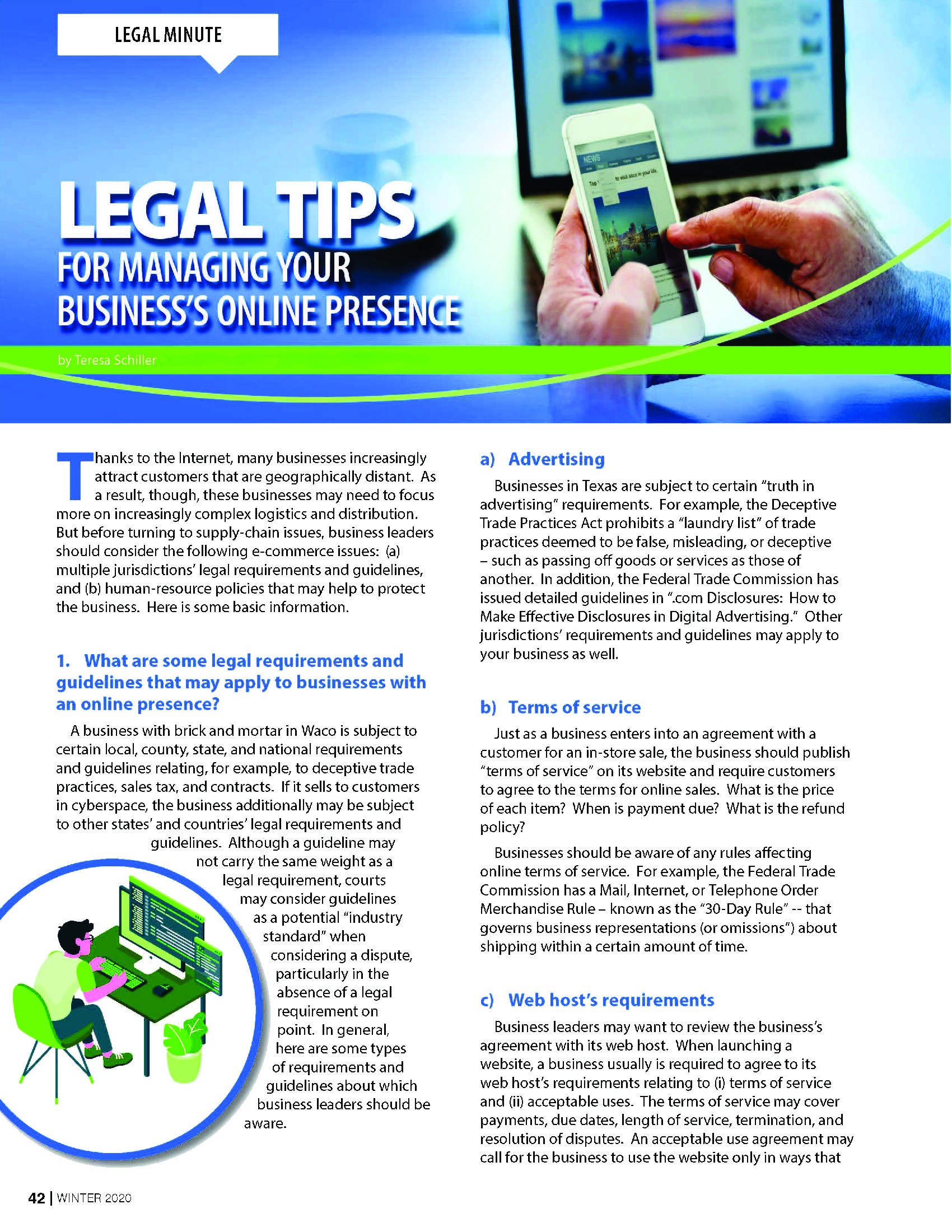 Legal Tips for Managing Your Business’s Online Presence
